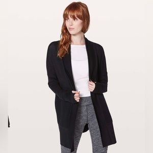 Lululemon Merino Wool Cardigan - Sit In Lotus Wrap II